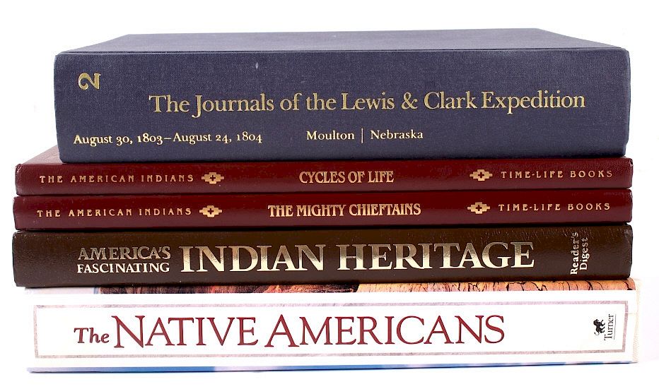 Appraisal: Collection of Native American Books Offered in this lot we