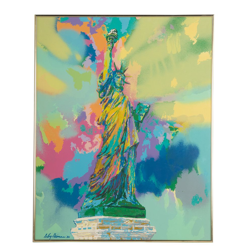 Appraisal: Leroy Neiman Statue of Liberty color serigraph American - Unsigned