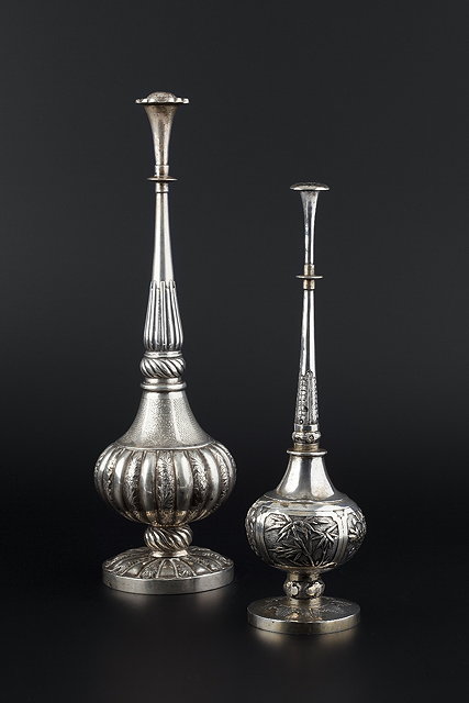 Appraisal: A Chinese silver rosewater sprinklermid th Centurymade for the Islamic