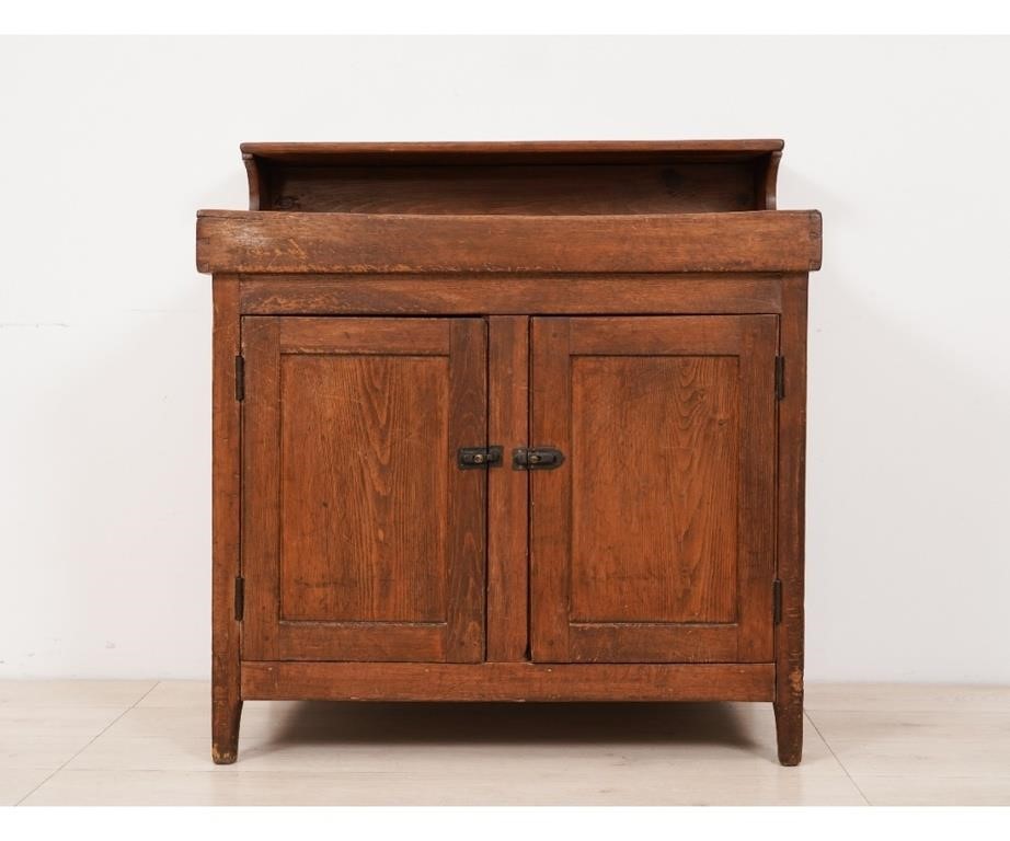 Appraisal: Country pine dry sink circa h x w x d