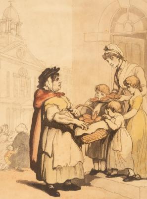 Appraisal: After Thomas Rowlandson Cries of London five no and hand