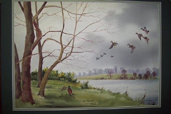 Appraisal: Robert W Milliken Mallard and Pheasant by a River signed