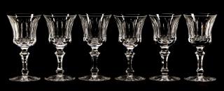 Appraisal: Set of Waterford Innisfail White Wine Glasses Waterford Crystal Irish