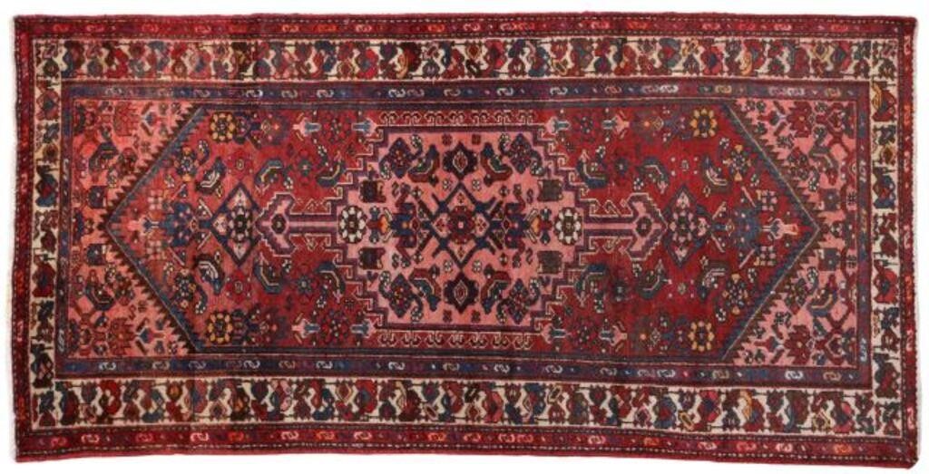 Appraisal: HAND-TIED PERSIAN BIJAR RUG IRAN ' X ' Hand-tied Persian