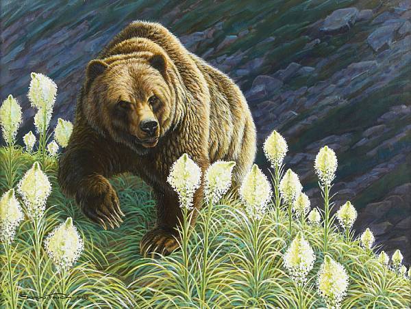 Appraisal: Sutton Finch American born Bear in Spring signed and dated