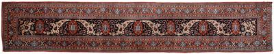 Appraisal: Finely woven Ferahan Sarouk runner repeating vine and floral designs