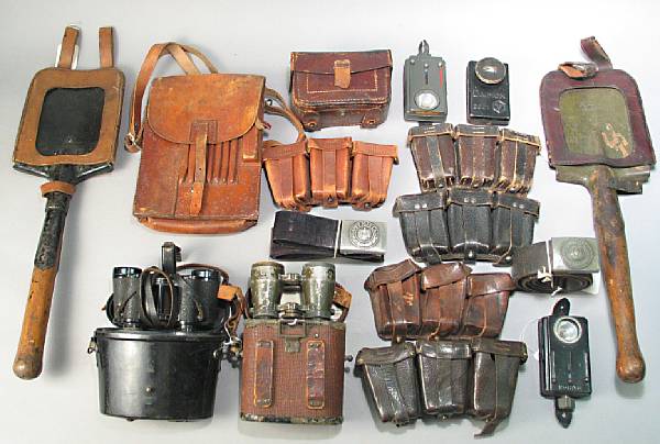 Appraisal: A lot of th century German militaria Including a brown