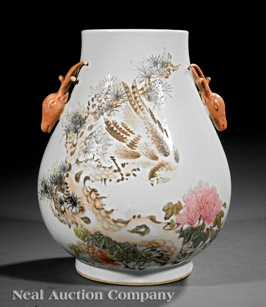 Appraisal: A Chinese Blue and White Porcelain Sleeve Vase cylindrical body