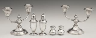 Appraisal: Group of Six Sterling Items th c consisting o Group