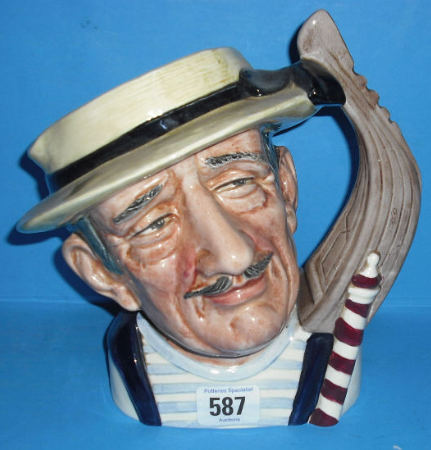 Appraisal: Royal Doulton Large Character jug Gondolier D