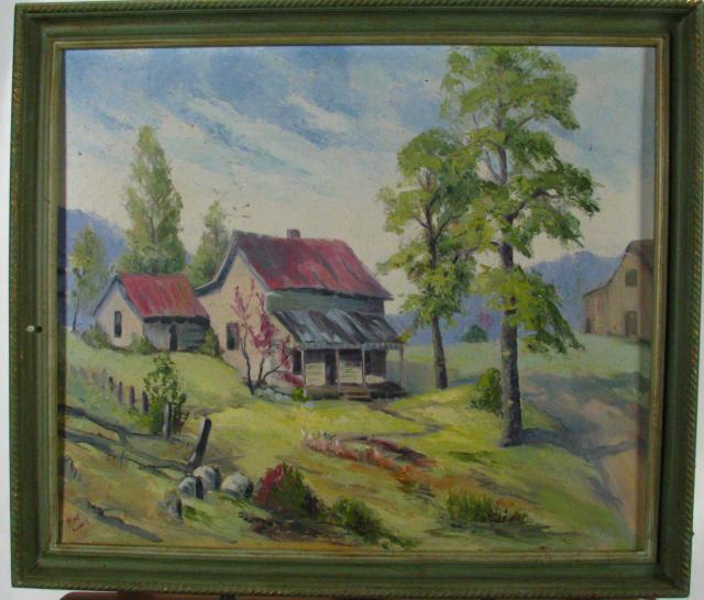 Appraisal: Mae Lowes IN - x Oil on Canvas Signed Lower