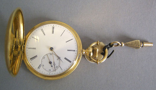 Appraisal: Ladies L Reymond L'ocle key wind K gold pocket watch