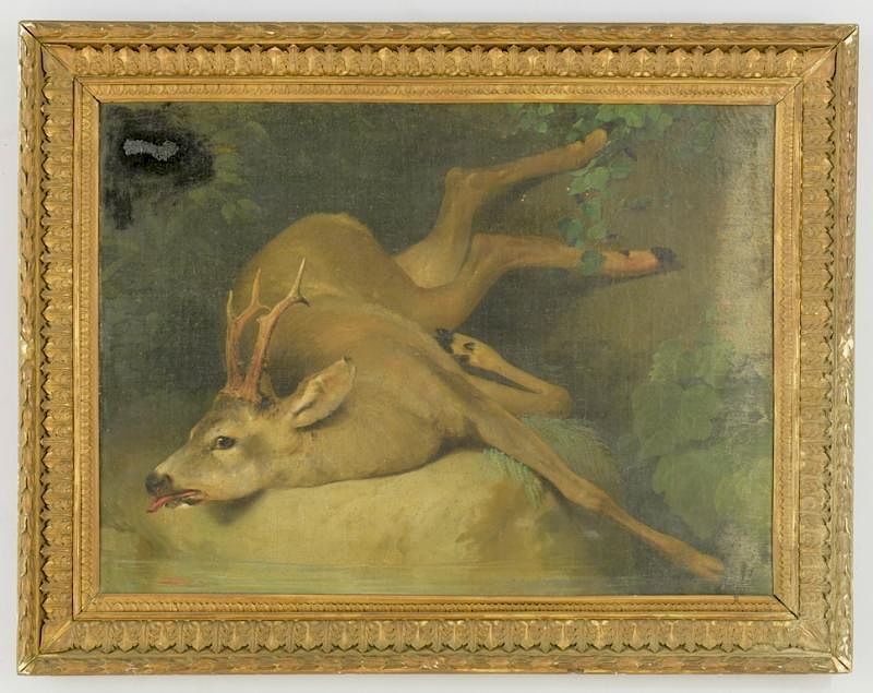 Appraisal: John Gadsby Chapman O C Slain Hart or Deer John