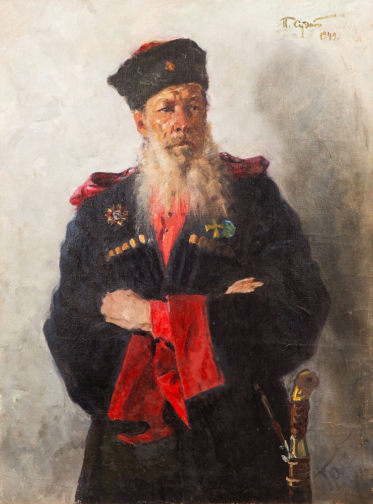 Appraisal: PAVEL SUDAKOV RUSSIAN - PAVEL SUDAKOV RUSSIAN - Cossack Soldier