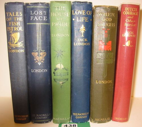 Appraisal: LONDON JACK Group of volumes of short stories Some illustrations