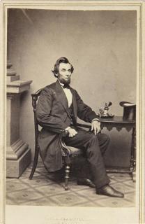 Appraisal: Abraham Lincoln carte de visite by Matthew Brady with impressed