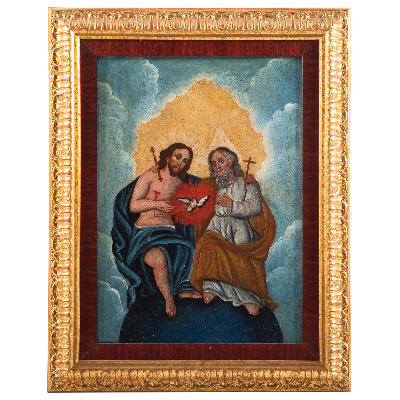 Appraisal: SOUTH AMERICAN SCHOOL TH C HOLY TRINITY OIL Oil on