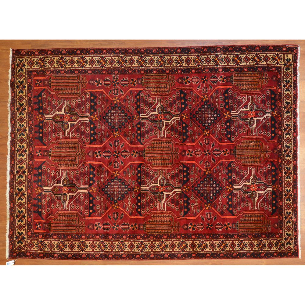 Appraisal: Hamadan Rug x Third quarter- th century hand-knotted wool pile