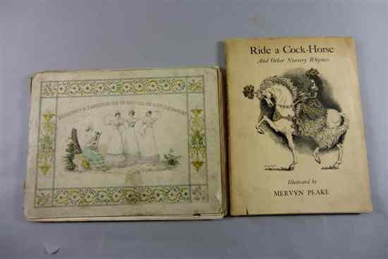 Appraisal: PEAKE M illus RIDE A COCK-HORSE first edition with no