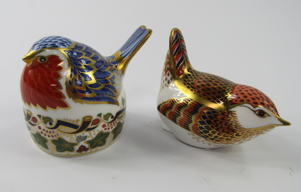 Appraisal: A Royal Crown Derby Imari paperweight modelled as the Derby