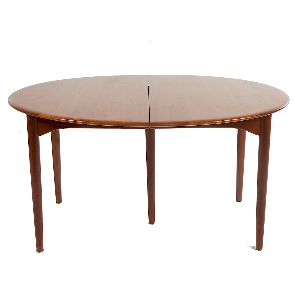 Appraisal: Povl Dinesen Danish Modern Teakwood Dining Table mid- th century