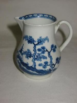 Appraisal: A WORCESTER PORCELAIN SPARROW BEAK JUG with moulded loop handles