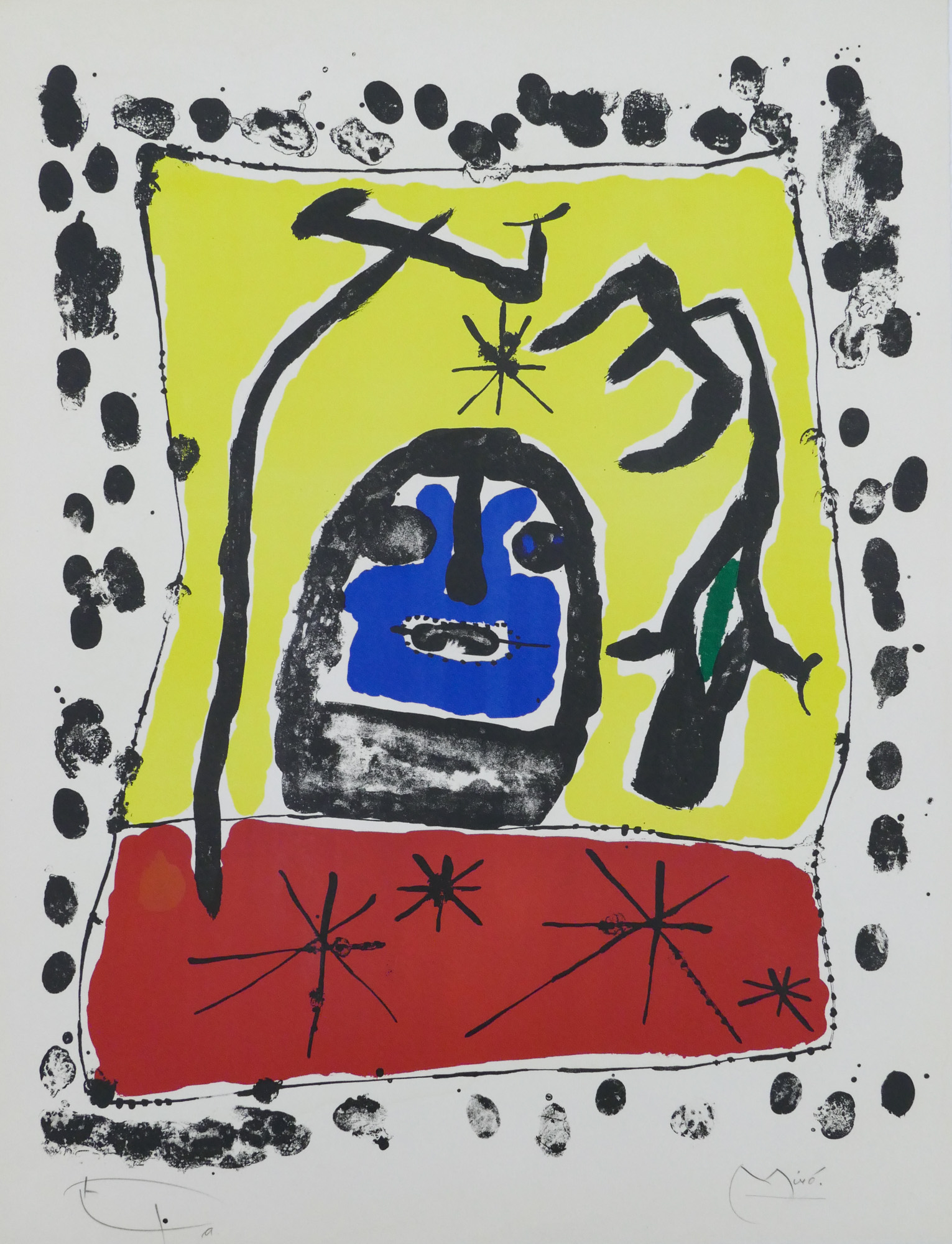 Appraisal: Joan Miro - Spanish ''Exposition a la Galerie Matarasso'' Color