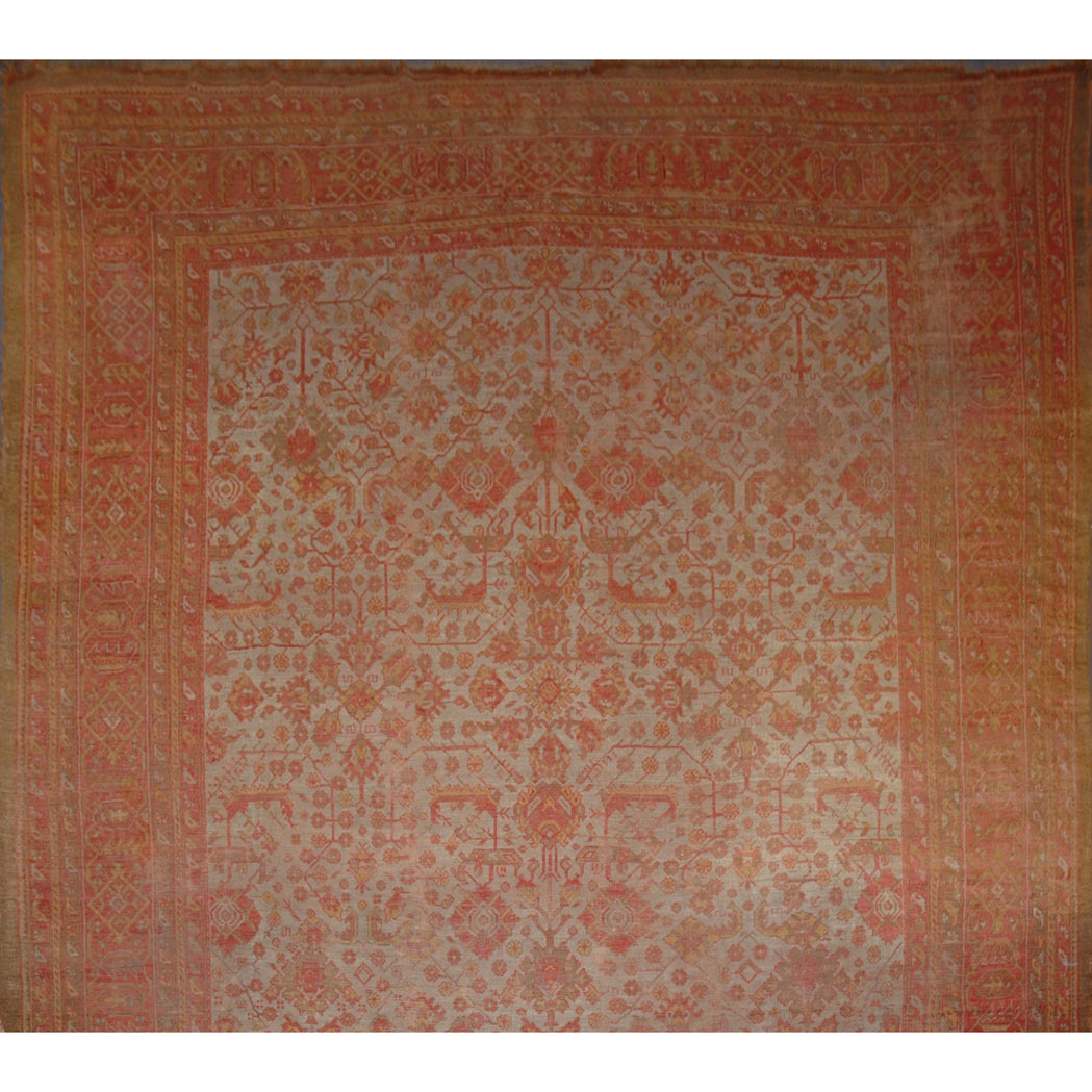 Appraisal: Angora Oushak Carpet West Anatolia last quarter of the th