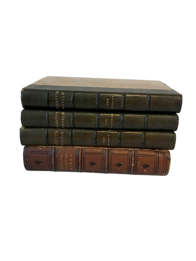 Appraisal: Nineteenth Century Leatherbound Books Nineteenth Century Leatherbound Books Four Nineteenth