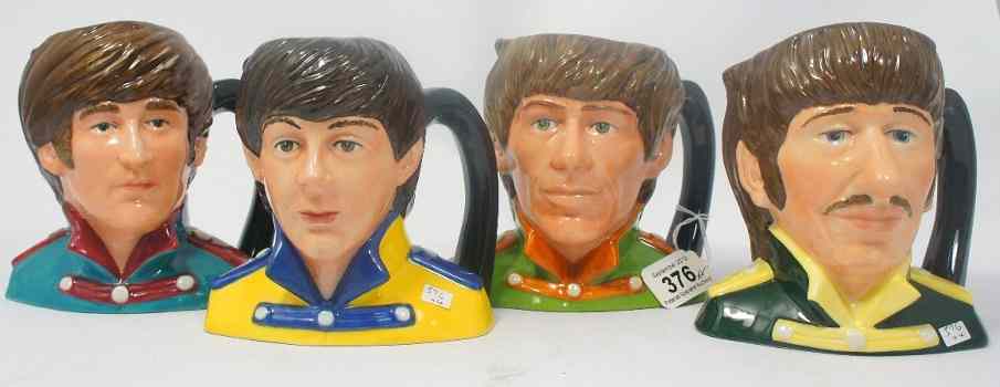 Appraisal: A set Royal Doulton Midsize character jugs The Beatles comprising