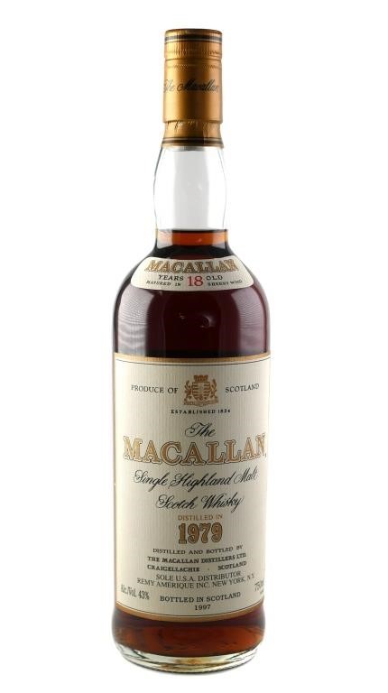 Appraisal: Highly collectible unopened bottle of -year-old Macallan single malt distilled