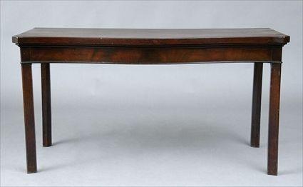 Appraisal: George III Mahogany Serving Table in x ft x in