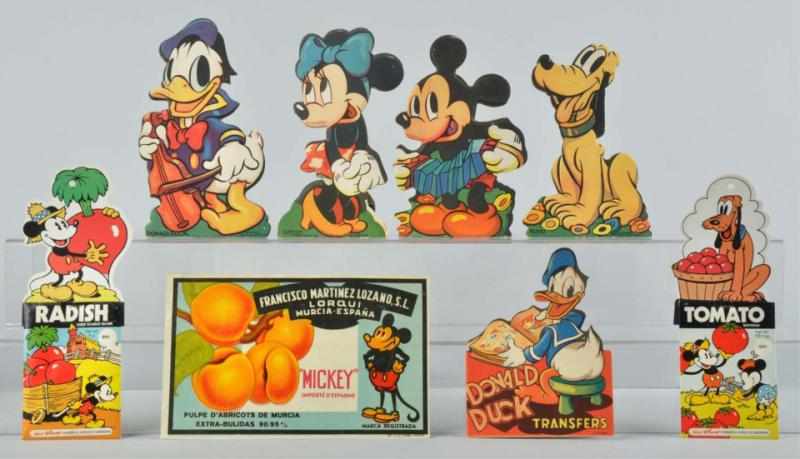 Appraisal: Lot of Walt Disney Comic Character Items Description Includes four