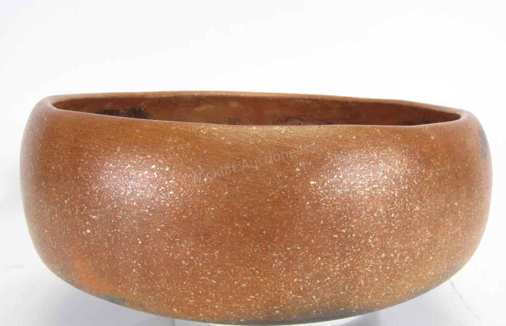 Appraisal: Taos Micaceous Clay Cooking Pot handmade clay pot with beautiful