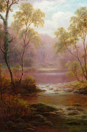 Appraisal: William Mellor - - Bolton Woods Yorkshire oil on board