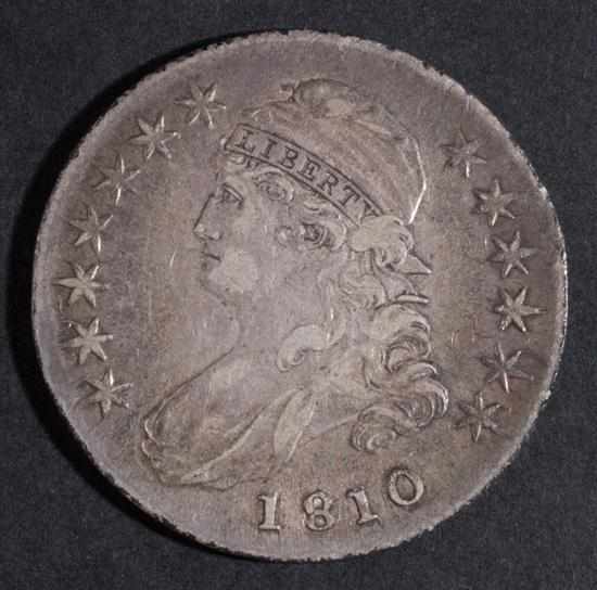 Appraisal: United States capped bust type silver half dollar EF- Estimate