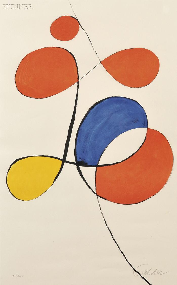 Appraisal: Alexander Calder American - Untitled Helix edition of Signed Calder