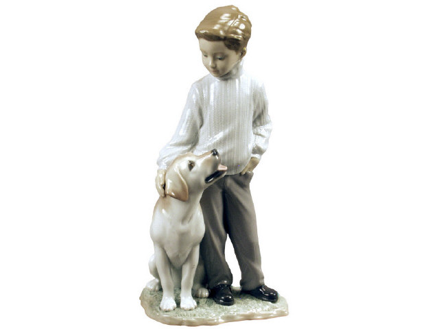 Appraisal: Lladro My Loyal Friend figurine in excellent condition measures tall