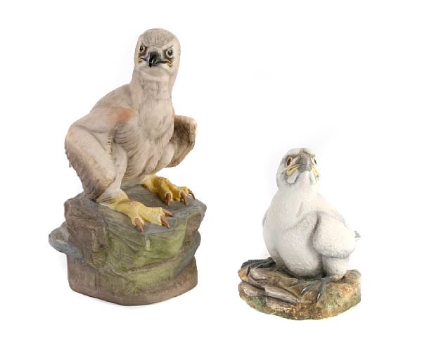 Appraisal: A Boehm porcelain 'Young American Bald Eagle' together with a