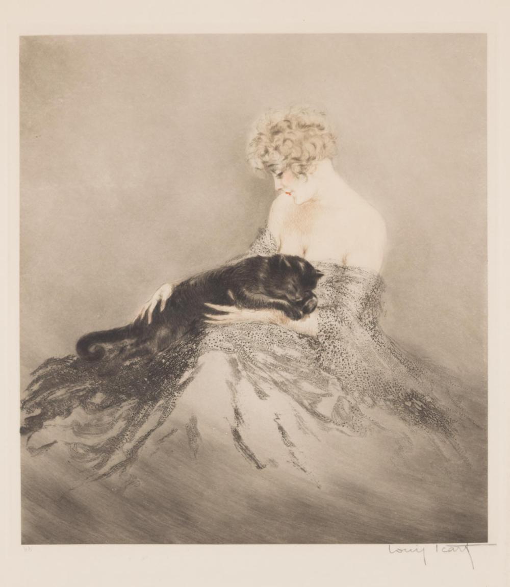 Appraisal: LOUIS ICART New York N Y - etching and aquatint