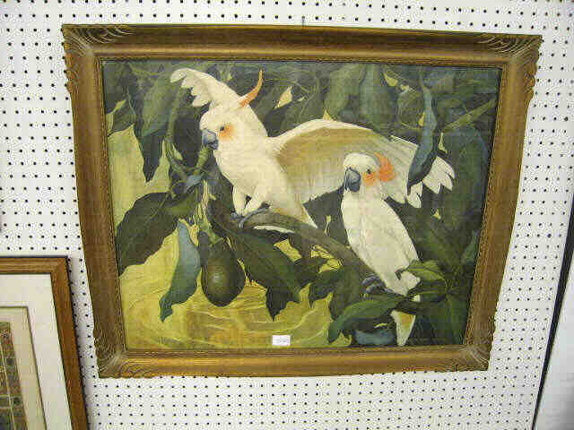 Appraisal: Jesse Arms Botke Print of Birds