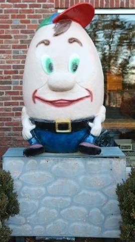 Appraisal: HUMPTY DUMPTY A WALT DISNEY CHARACTER FIBERGLASS AMUSEMENT PARK FIGURE