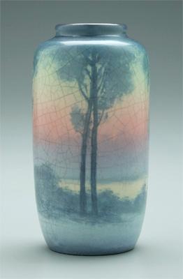 Appraisal: Rookwood scenic vase woodland scene base with marks for No