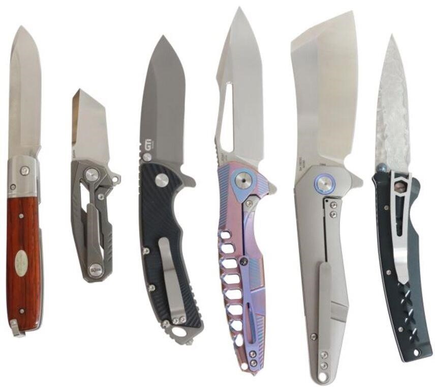 Appraisal: lot of Pocket knives new in box including Artisan Cutlery