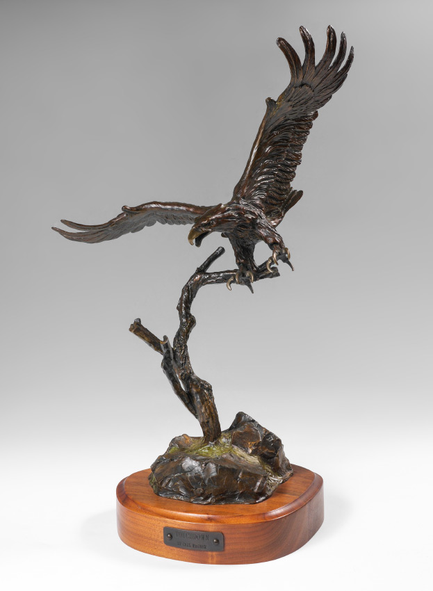 Appraisal: WAGNER Carl American th C ''Touchdown'' Eagle Landing on a