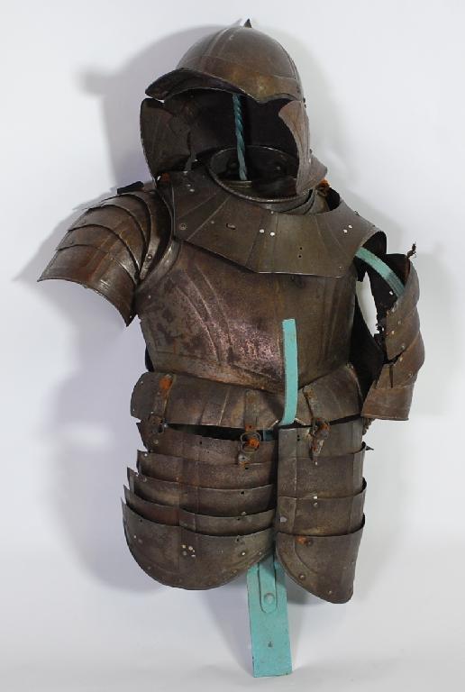 Appraisal: COMPOSITE PART SUIT OF ARMOUR basically nineteenth century with possible