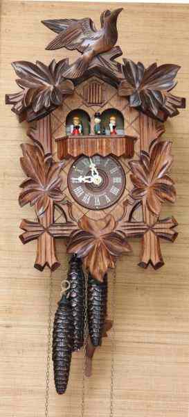 Appraisal: German Cuckoo Clocklate th century made in Germany with pinecone