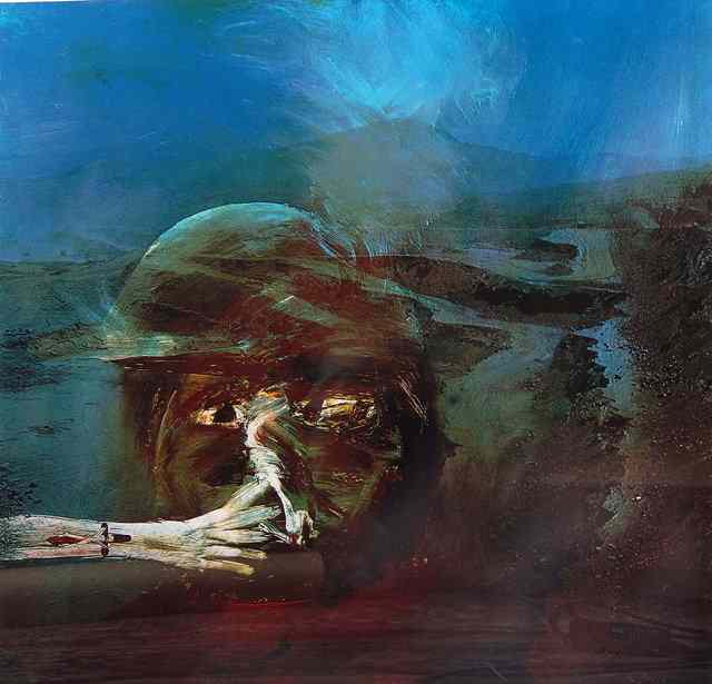 Appraisal: Sidney Nolan Australian - Miner Smoking Miners Series signed and