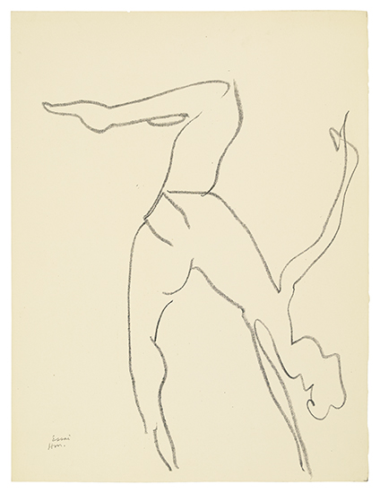 Appraisal: HENRI MATISSE Danseuse acrobate Lithograph on Arches wove paper circa