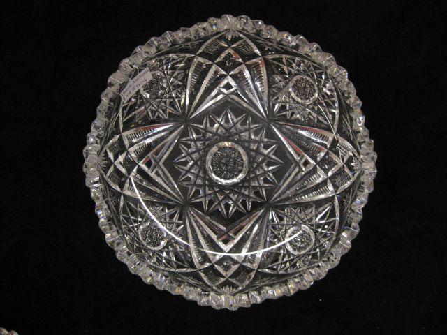 Appraisal: Brilliant Period Cut Glass Dish excellent